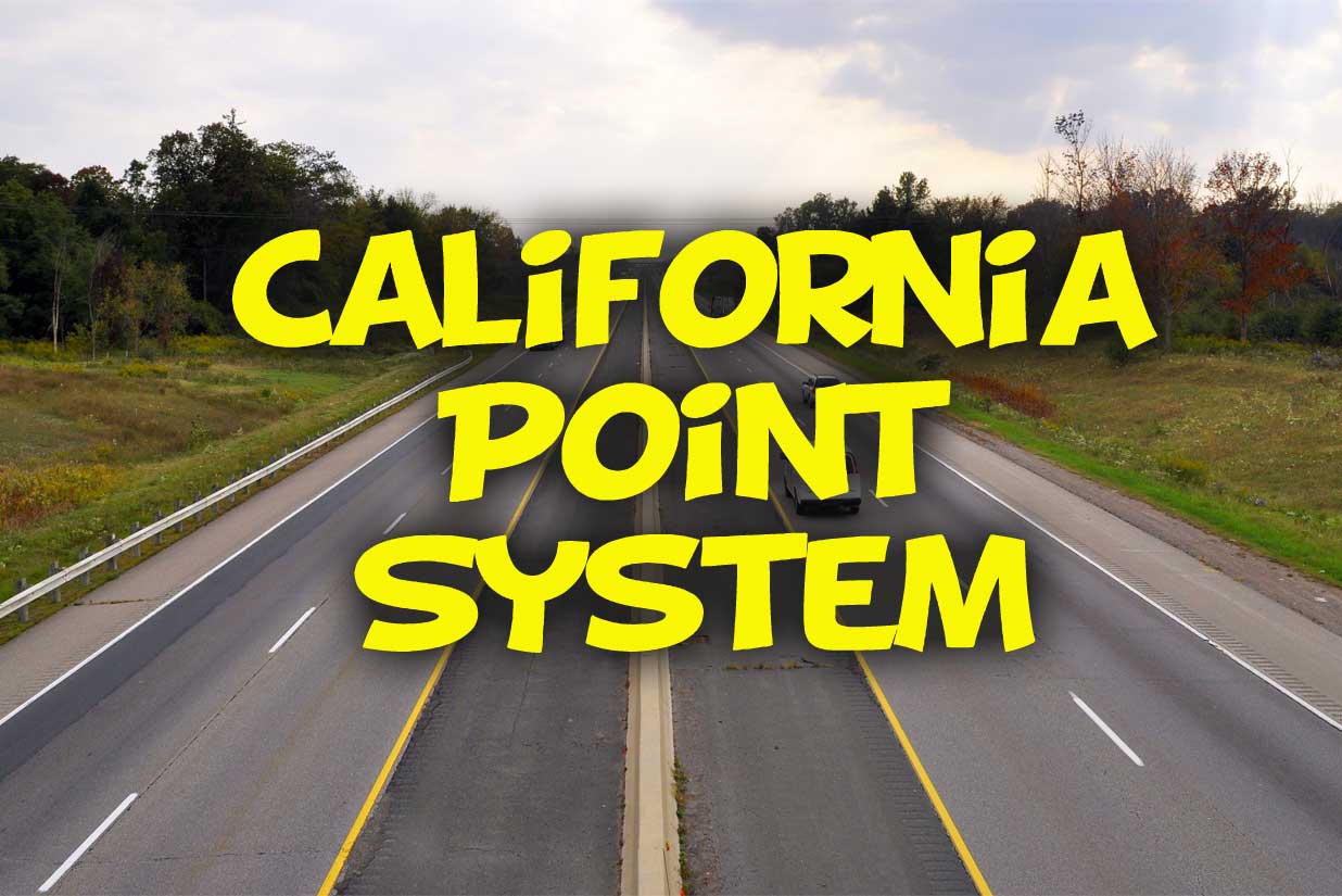California Point System - http://california-dmv-practice-test.org