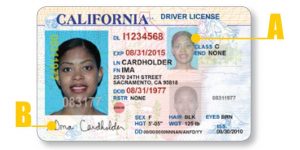 drivers license number generator california