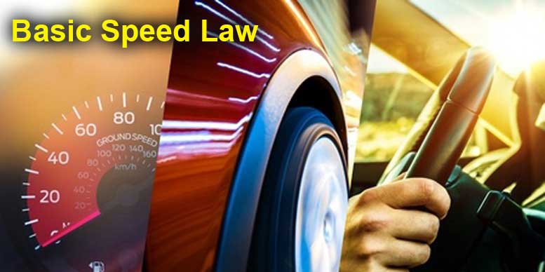 California Basic Speed Law - Copyright: welcomia