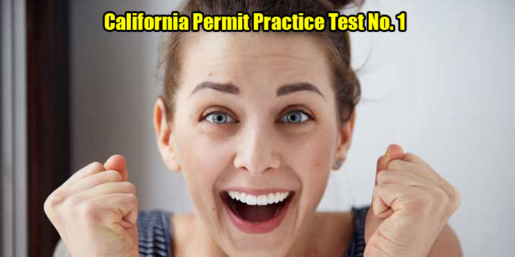 California Permit Practice Test No. 1