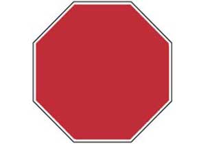 Eight-sided sign
