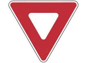 Triangular sign
